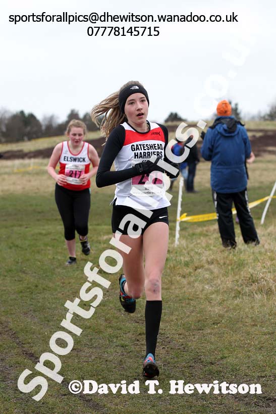 Girls under-15s Start Fitness NEHL, Wrekenton, Gateshead. Photo: David T. Hewitson/Sports for All Pics